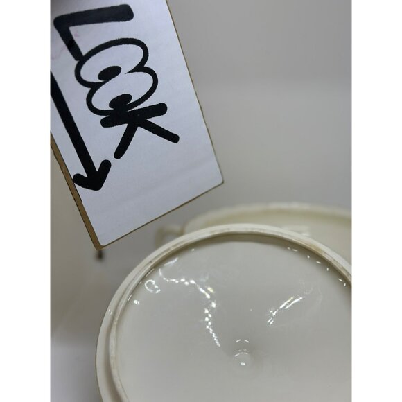 VTG Pope Gosser Fleurette Covered 5.5"x9.5" Vegetable Dish Blue Floral Gold Trim - Picture 10 of 10